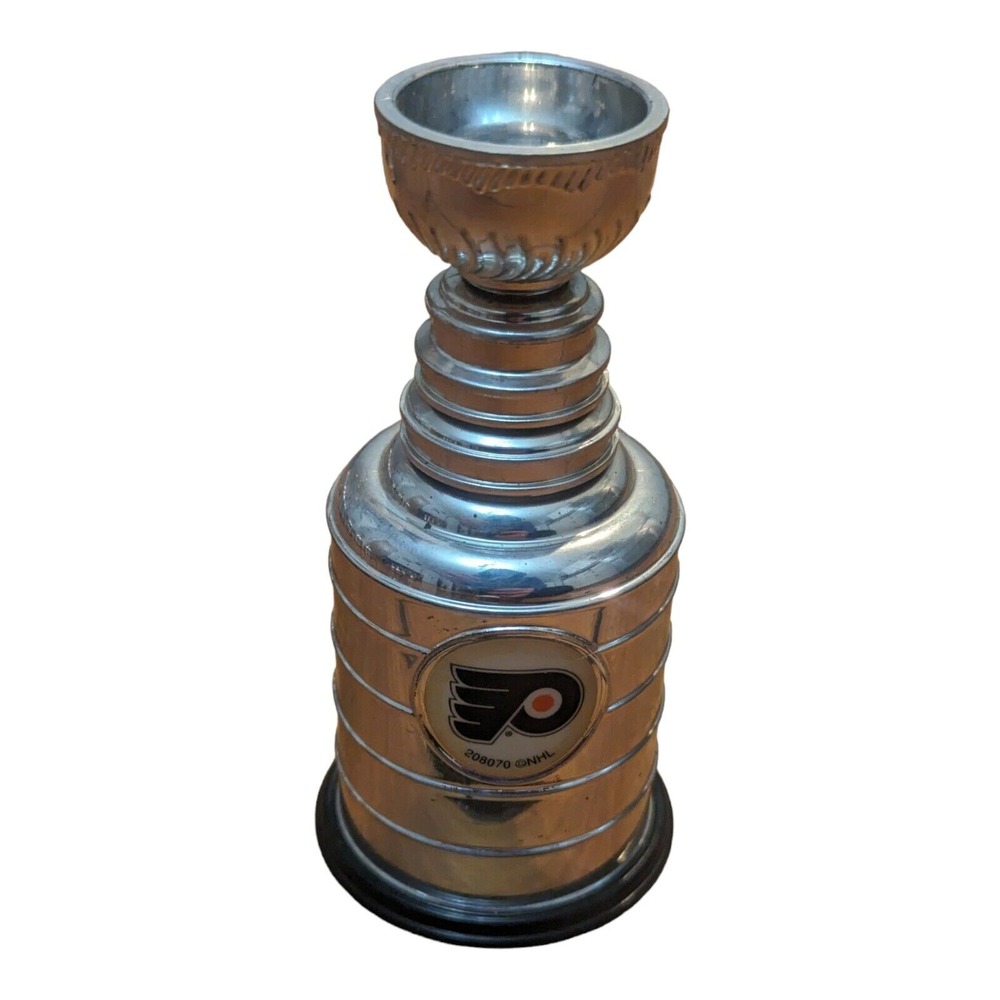 Philadelphia Flyers Mini Stanley Cup NHL Logo Hockey Trophy Labatt Blue Beer